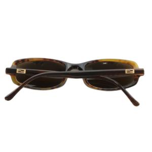 FENDI 眼鏡 サングラス セルフレーム カラーレンズ べっ甲調 FFロゴ 茶色 ブラウン SL7611 /XZ