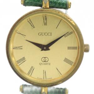 ジャンク品 腕時計 ウォッチ クォーツ ロゴ ゴールド色 GY11 /MQ OH