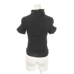 Vivienne Westwood ニットソー フェイクレイヤード フリル M ブラック