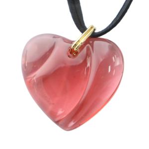 ネックレス アクセサリー ペンダント ハート クリスタル 赤 レッド GY18 /MQ