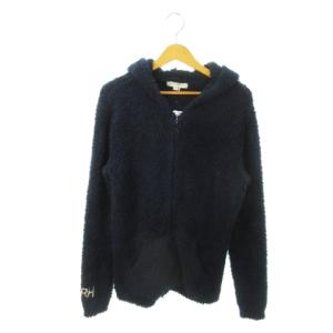 for ロンハーマン Ron Herman ルームウェア 部屋着 ニットパーカー ダブルジップ 長袖 ボア