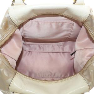 COACH ハンドバッグ ワンショルダー 2WAY キャンバス レザー シグネチャー 総柄 ロゴ ゴールド金具 ベージュ