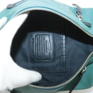 COACH トンプソン ボディバッグ ウエストバッグ レザー 青 ブルー 70360 /XZ GY18