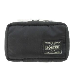吉田カバン TANKER キーケース ナイロン ダブルジップ 6連 ロゴ 黒 ブラック /CK27 GY18