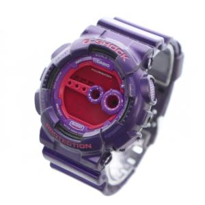 CASIO G-SHOCK GD-100SC 腕時計 ウォッチ デジタル クォーツ ロゴ カレンダー付き デイト 紫 GY18 /MQ