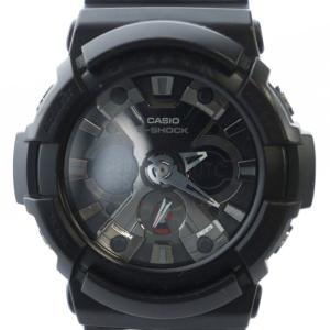 GA-201 腕時計 ウォッチ クォーツ ロゴ デジタル 黒 ブラック GY18 /MQ