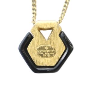 GIVENCHY 1978 ヴィンテージ ネックレス アクセサリー ペンダント ゴールドカラー 金色 GY18 /MQ