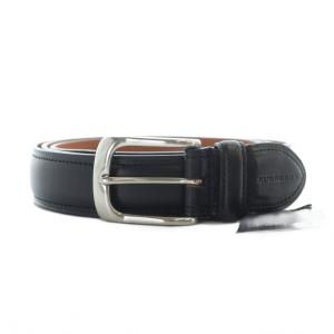 BURBERRY LONDON ベルト タグ付き レザー 牛革 ロゴ 刻印 黒 ブラック 1103-1033-1 GY11 /MQ