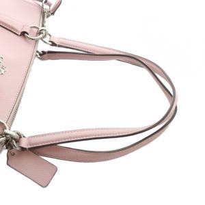 COACH F36637 ハンドバッグ ショルダーバッグ 2WAY レザー PVC ロゴ ピンク GY11/MQ