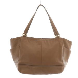 COACH トートバッグ ワンショルダー レザー ロゴ 茶色 ブラウン F23284 /XZ GY11