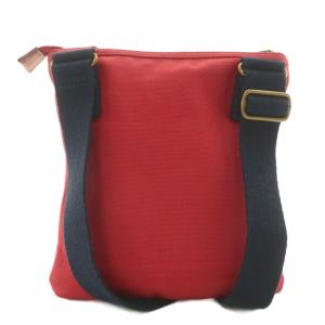 RALPH LAUREN ショルダーバッグ ポシェット キャンバス ポニー ロゴ 刺繍 赤 レッド 紺 ネイビー /XZ GY11