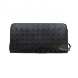 JAM HOME MADE 長財布 ウォレット パンチング ロゴ レザー 黒 ブラック GY18 /MQ