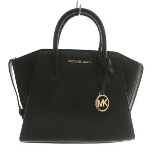 AVRIL SM TZ SATCHEL アヴリル ハンドバッグ ショルダー 2WAY レザー ロゴ ゴールド金具