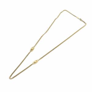 Christian Dior ネックレス アクセサリー ロゴ チェーン ゴールド色 GY18 /MQ