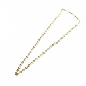 ネックレス ディスクリンク アクセサリー ロゴ ゴールド色 GY11 /MQ