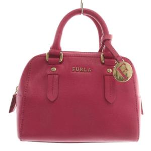 ハンドバッグ ショルダー 2WAY レザー ロゴ ゴールド金具 ピンク /XZ GY18