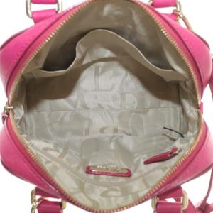 FURLA ハンドバッグ ショルダー 2WAY レザー ロゴ ゴールド金具 ピンク /XZ GY18