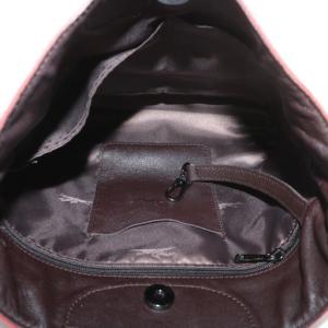 Longchamp 3D ショルダーバッグ ハンドバッグ 2WAY レザー ワンハンドル 赤 レッド /XZ GY18