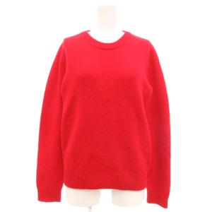 エディ期 ニット セーター ウール クルーネック 長袖 XS 赤 レッド 2A515350D /NU GY11