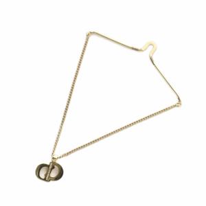 Christian Dior ブレスレット アクセサリー ロゴ タイチェーン ゴールド色 GY18 /MQ OH