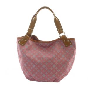 russet ハンドバッグ トート ナイロン レザー 総柄 ピンク GY18 /MQ