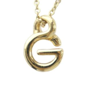 ヴィンテージ ネックレス アクセサリー ペンダント Gロゴ ゴールドカラー 金色 GY18 /MQ