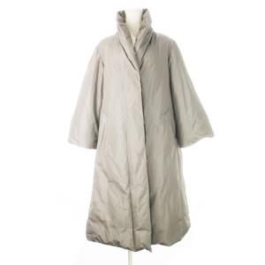 ダウンコート ロング ショールカラー Aライン 38 M グレー /CK6 GY18