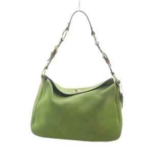 8A54 ワンショルダーバッグ OLD オールド レザー ロゴ 緑 グリーン GY18 /MQ