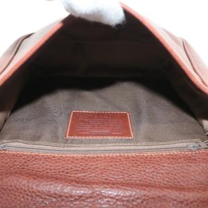 COACH オールドコーチ ヴィンテージ USA製 221 ショルダーバッグ レザー ターンロック 茶 ブラウン /XZ