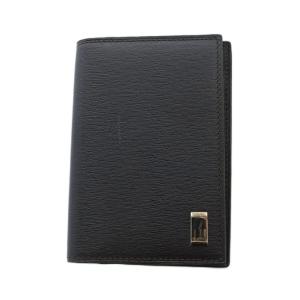 カードケース 名刺入れ 小物入れ レザー ロゴ 黒 ブラック GY18 /MQ