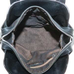 Salvatore Ferragamo ハンドバッグ トート スエード レザー ロゴ 型押し 黒 ブラック EY-21 7994 /XZ GY11