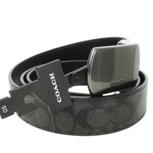 ベルト PVC レザー 革 シグネチャー ロゴ刻印 黒 ブラック /CK28 GY11