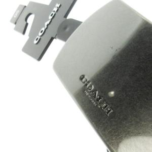 COACH ベルト PVC レザー 革 シグネチャー ロゴ刻印 黒 ブラック /CK28 GY11