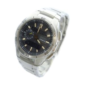 CASIO WVA-M650 ウェーブセプター 腕時計 ウォッチ ソーラー アナデジ カレンダー付き シルバー色 GY11