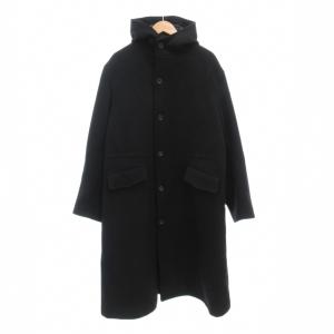 ヨウジヤマモト ウールフーデットコート 4