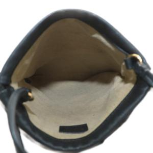 BURBERRY LONDON イングランド ENGLAND ショルダーバッグ ポシェット レザー ロゴ プリント 黒 ブラック /XZ