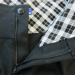 BURBERRY BLUE LABEL キュロットパンツ ショートパンツ ロゴ刺繍 ベルト 36 S 黒 ブラック /AO27