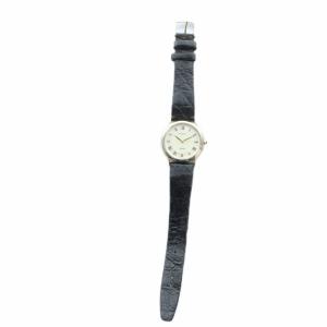 SEIKO 5E31-6D60 腕時計 ウォッチ ドルチェ シェル文字盤 クォーツ レザーベルト ローマン シルバー色