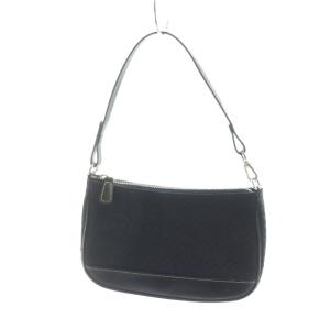 6622 ハンドバッグ キャンバス レザー ロゴ シグネチャー 黒 ブラック GY18 /MQ