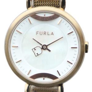 腕時計 ウォッチ クォーツ シェル文字盤 ロゴ ゴールド色 GY18 /MQ