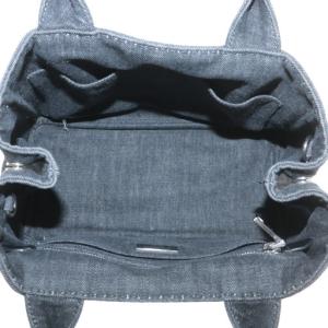 PRADA カナパ トートバッグ 2WAY デニム ブラック