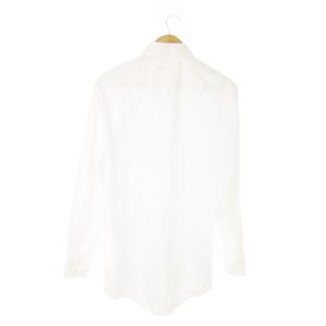 BURBERRY BLACK LABEL ワイシャツ Yシャツ ボタンダウン 長袖 コットン ストライプ ロゴ刺繍 42 XL ピンク /AO15