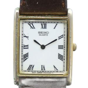 V700-5K30 腕時計 ウォッチ クォーツ スクエア 白文字盤 レザーベルト ゴールド色 GY18