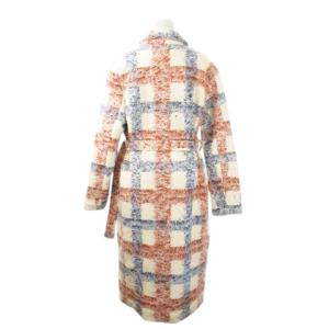 Levi's BRUSH PLAID OVERCOAT JADA PLAID NATURAL