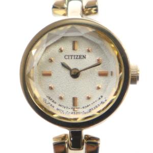 4520-5055717 腕時計 ブレスレットウォッチ クォーツ カットガラス ロゴ ゴールド色 GY11