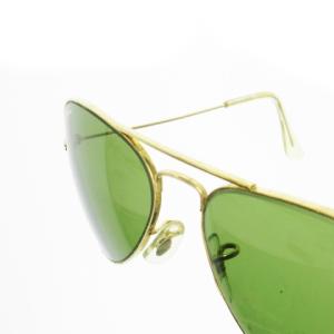 Ray-Ban B&L サングラス アイウェア メタルフレーム ティアドロップ ダブルブリッジ ゴールドカラー /AO3