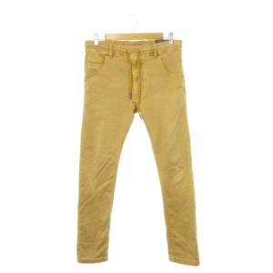 KROOLEY-NE デニムパンツ ジョグジーンズ スキニー ストレッチ イージー 28 茶 ブラウン