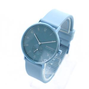 SKAGEN タグ付き SKW6509 腕時計 ウォッチ クォーツ スモセコ ロゴ 青 ブルー GY18 /MQ