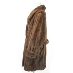 SAGA MINK 銀サガ ファーコート ミンク L ブラウン