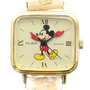 Y481-5010 ALBA アルバ 腕時計 ウォッチ クォーツ ローマン ミッキーマウス ディズニー